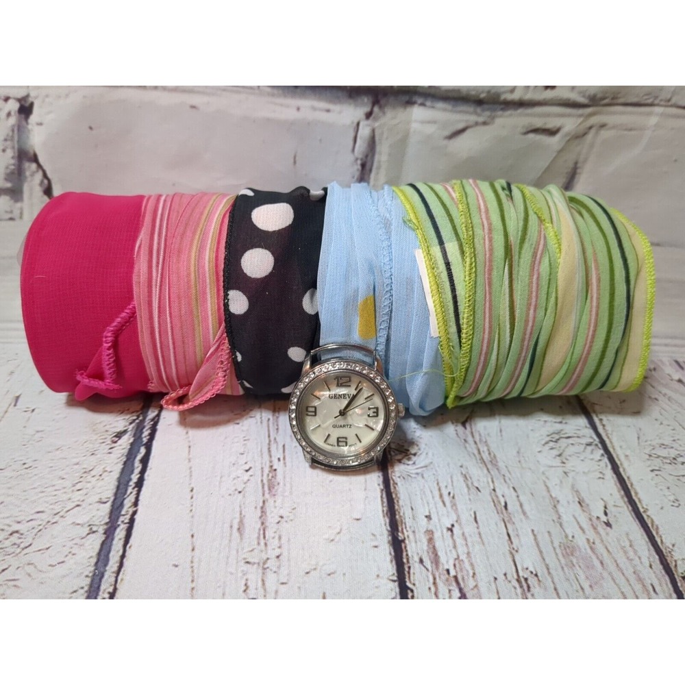 Geneva Watch Women's Vintage Scarf‎ Watch